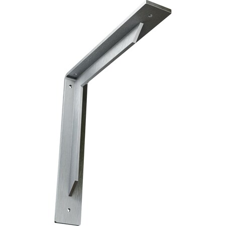 Ekena Millwork Stockport Steel Bracket, Unfinished 2"W x 12"D x 12"H BKTM02X12X12STCRS